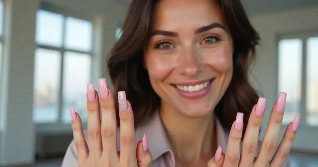 22 Ideias de Decoração de Unha em Gel Rosa que Transformam Seu Visual