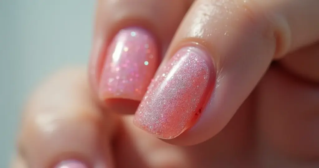Glitter Unha de Gel Decorada Delicada com Glitter: O Segredo Revelado!