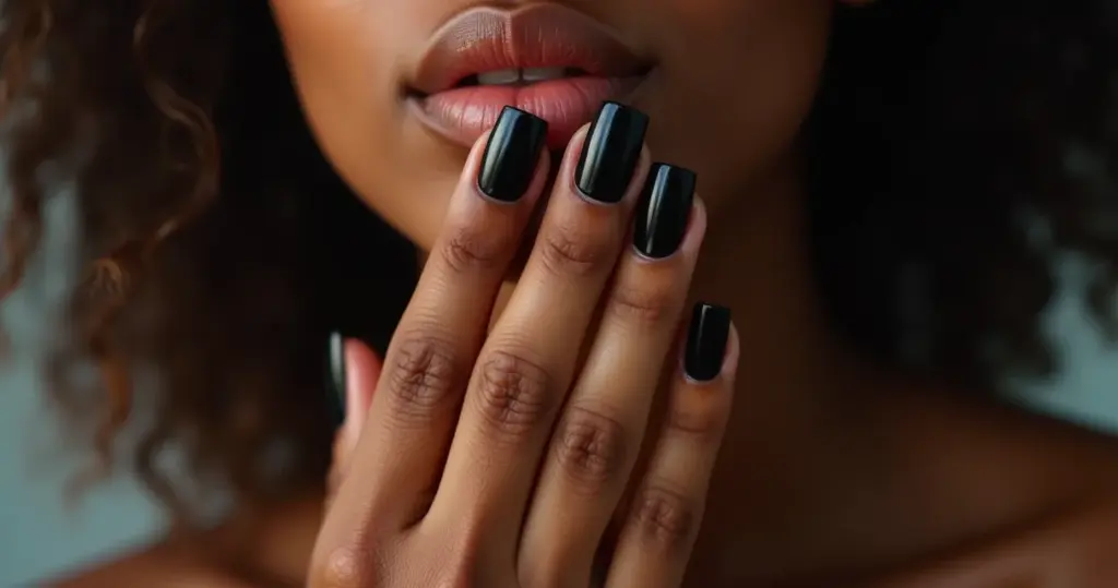 Modelo de Unha Preta: 7 designs que você PRECISA ver! Modelo de Unha Preta: 7 designs que você PRECISA ver!