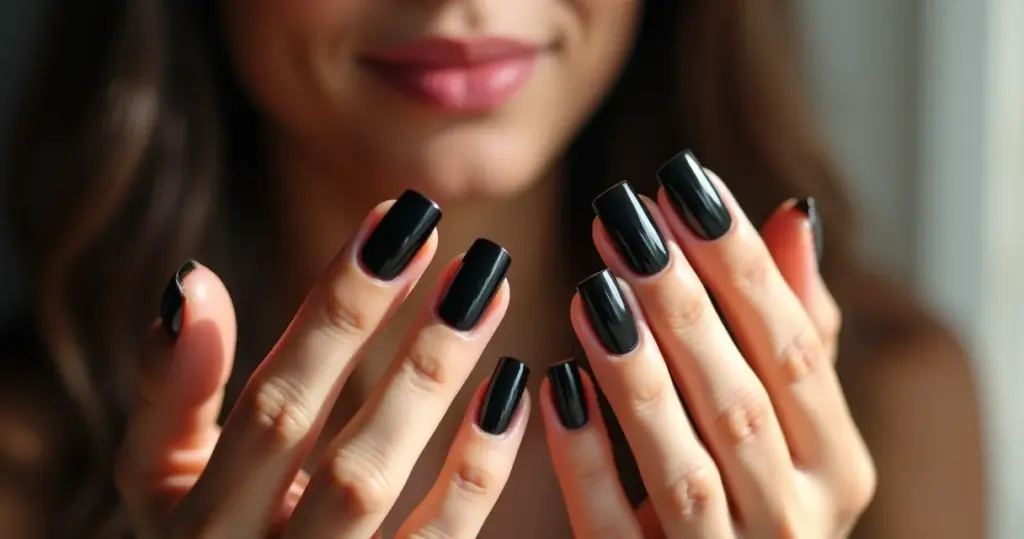 modelos de unha em gel preta: o visual que define 2026 [Essencial]