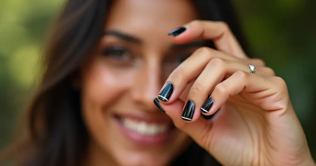 Risco preto na unha: o toque de mestre [Descubra]