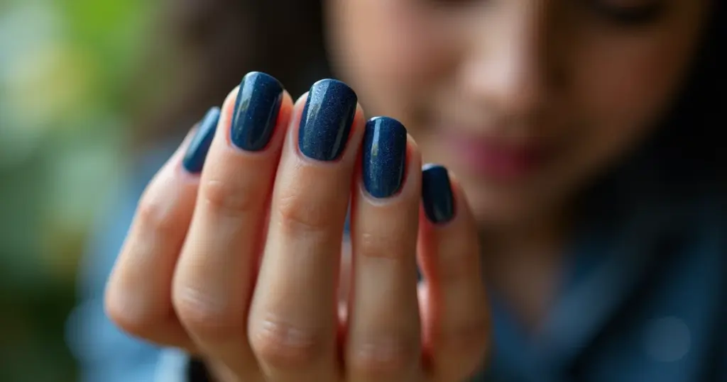 Unha azul escuro decorada: o segredo para um look impactante [2026]