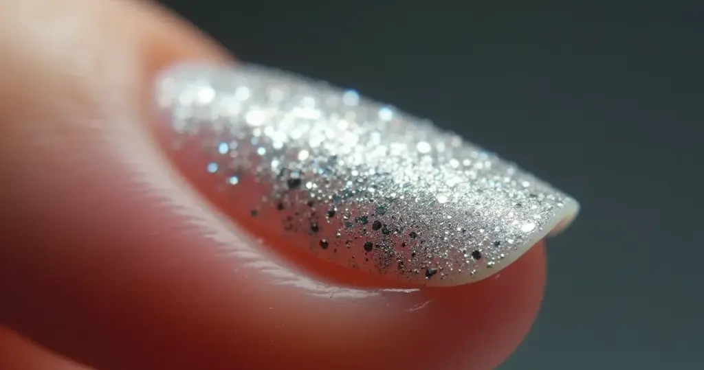 Unha Branca com Glitter Prata: O Brilho Que Transforma!