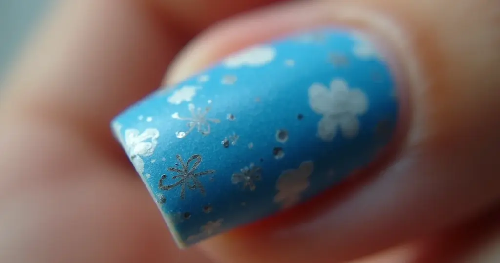 Unha de Fibra Decorada Azul: Tendência 2026 que Dura!