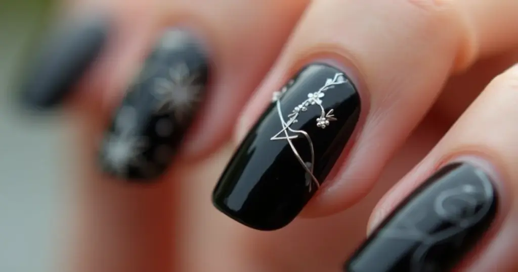 Unha de Gel Decorada Preta: Elegância e Tendências 2026
