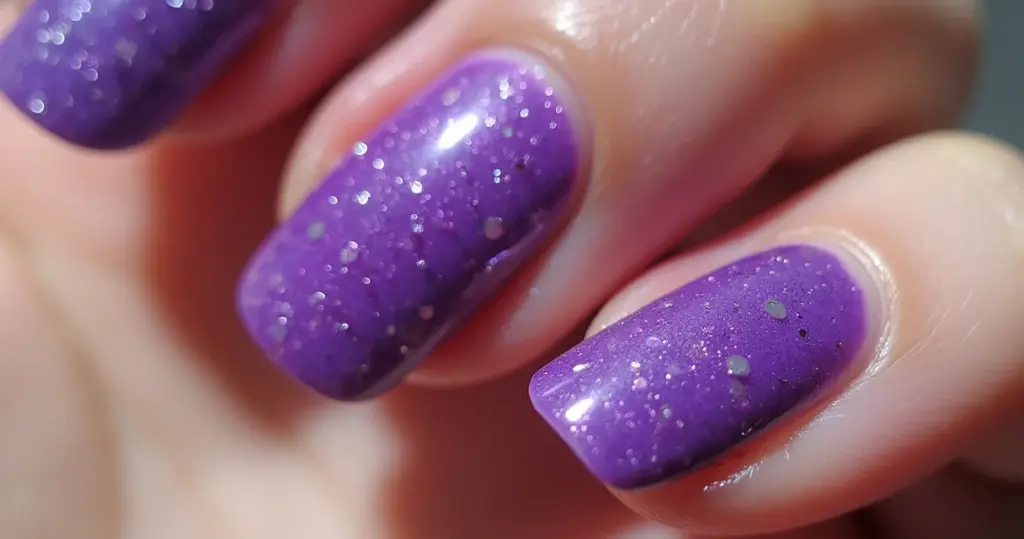 Unhas de Gel Roxas com Glitter: O Guia Definitivo 2026