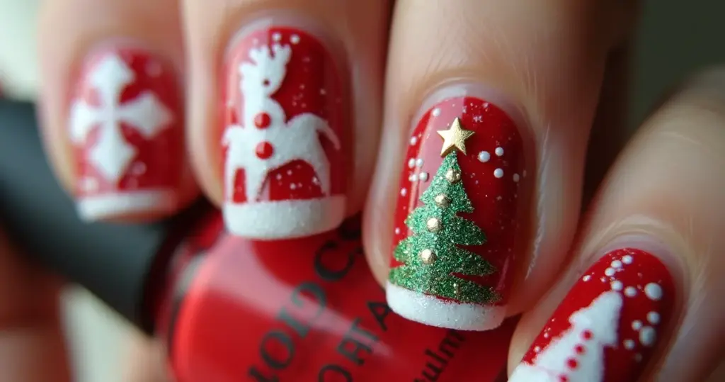 Unha de Natal Simples: O Segredo Brilhante que Você Vai Amar Unha de Natal Simples: O Segredo Brilhante que Você Vai Amar