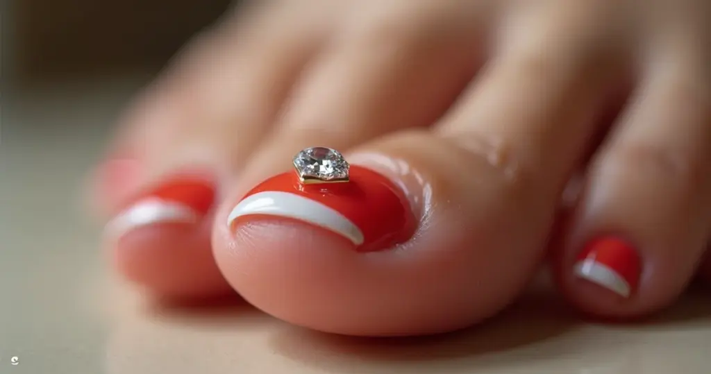 Unha do Pé Francesinha com Pedrinha: O Guia Definitivo [2026]