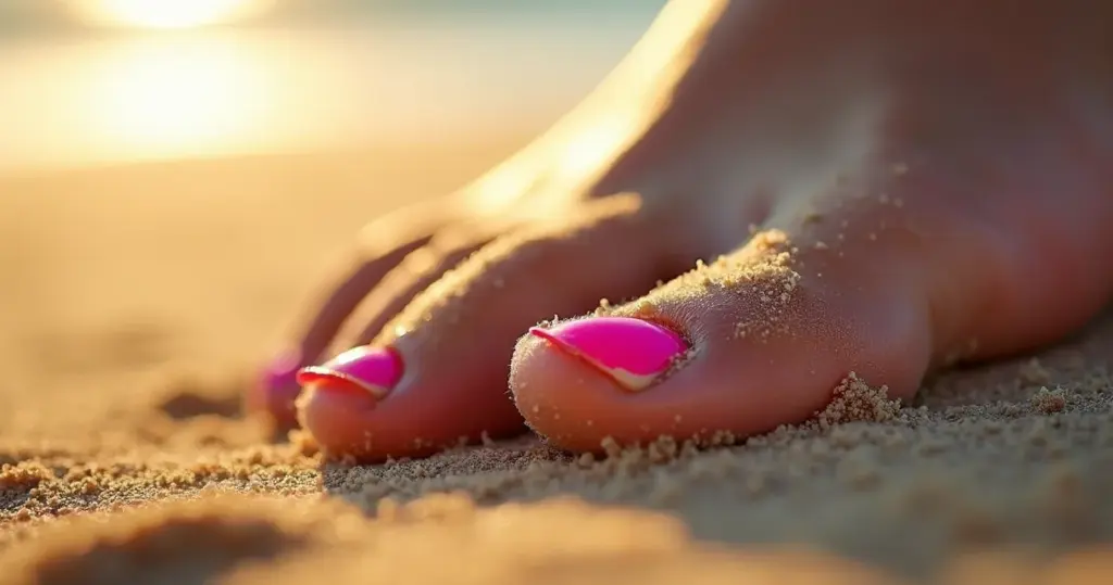 Unha do pé pintada: 7 designs que vão bombar no verão [2026]