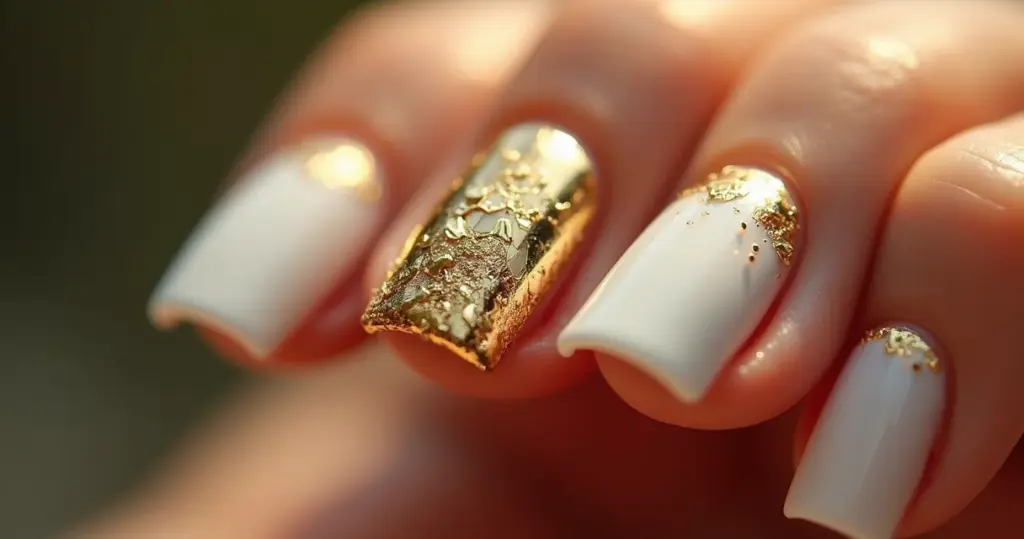 Unha Dourada com Branco: O segredo para um visual luxuoso [2026]
