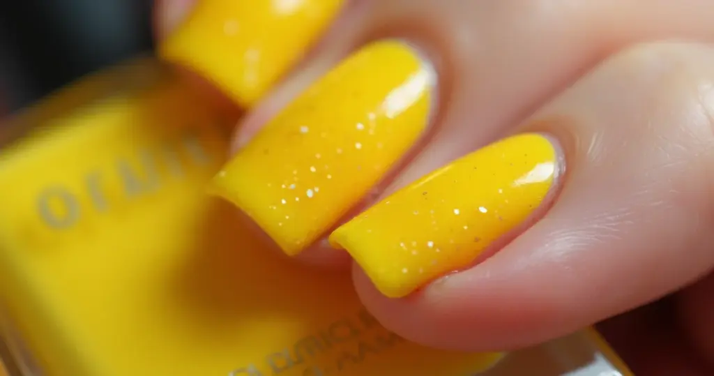 7 Ideias de Unha em Gel Amarela com Glitter para Brilhar! 7 Ideias de Unha em Gel Amarela com Glitter para Brilhar!