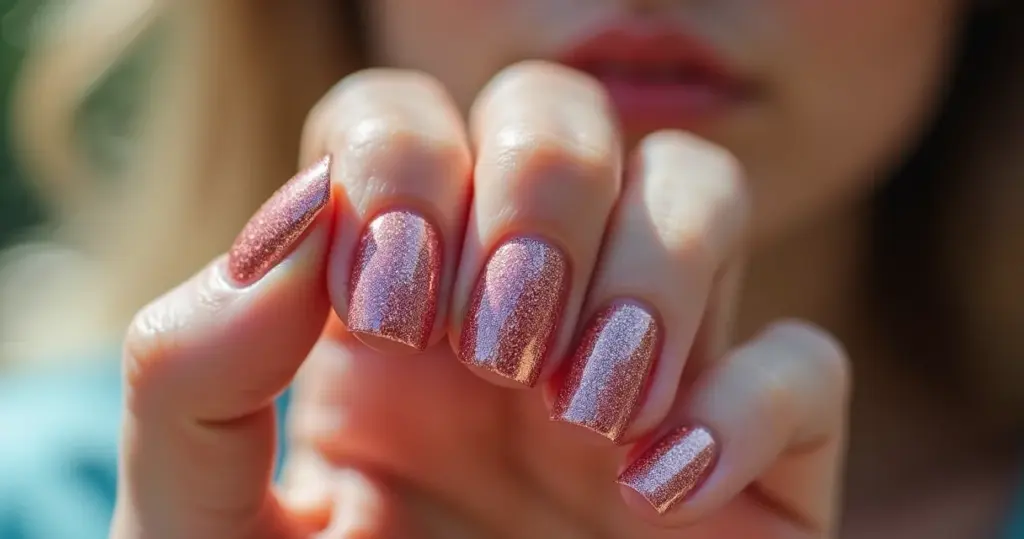 Unha em Gel com Glitter: Tendências e Segredos 2026!