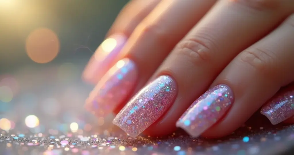 Unha em gel francesinha com glitter: o segredo [2026]