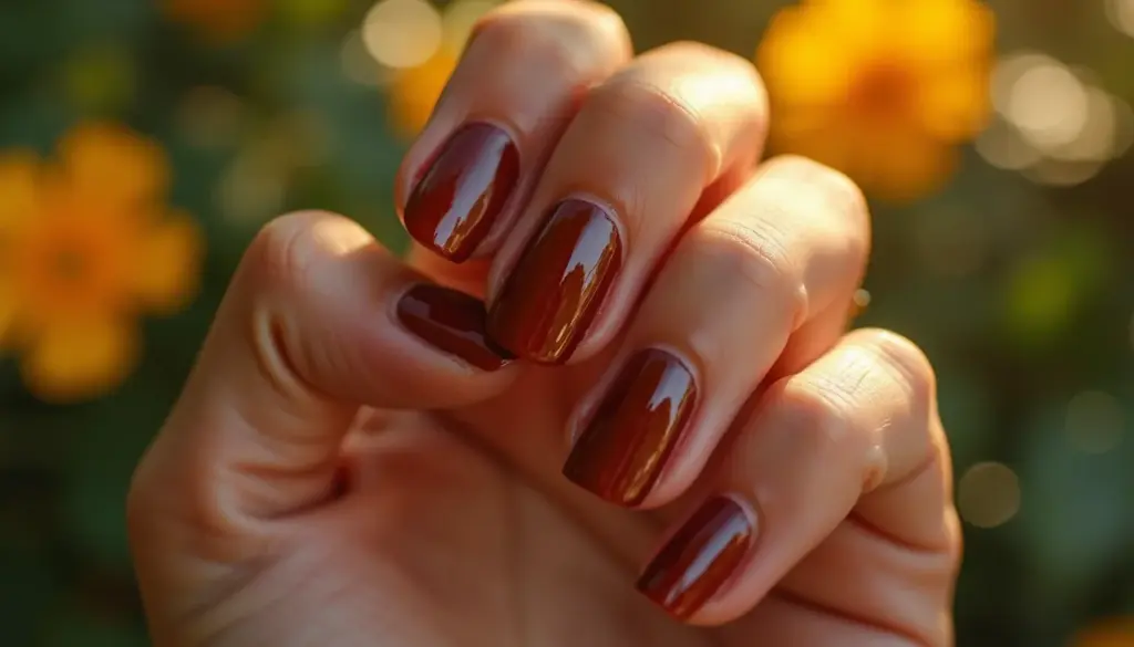 Unha em Gel Marrom: 7 Designs Incríveis (2026) - Seu Guia Visual