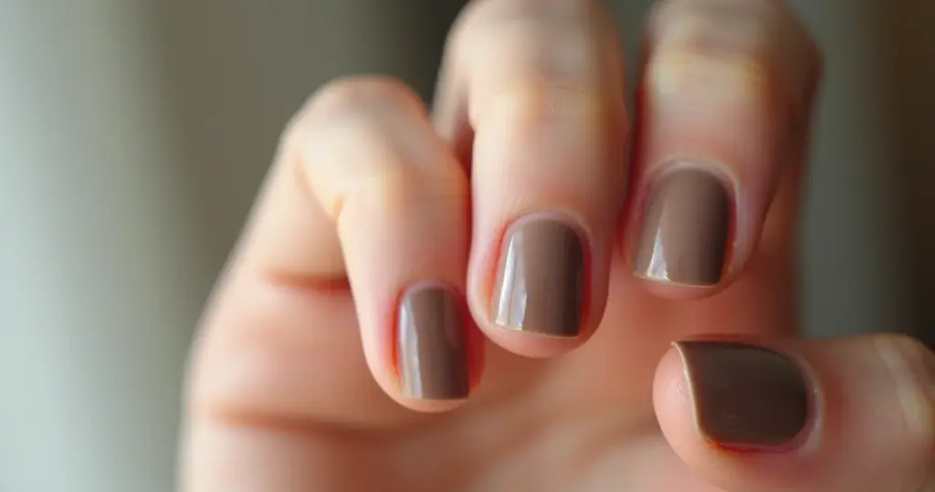 Unha em Gel Marrom Claro: A Elegância Discreta que Transforma! Unha em Gel Marrom Claro: A Elegância Discreta que Transforma!