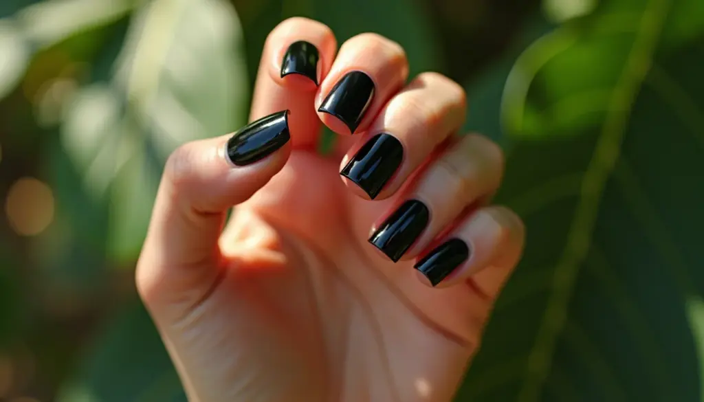 Unha em Gel Preta: 7 Designs Incríveis [2026]