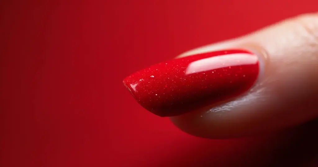 Unha encapsulada vermelha: o luxo que transforma [2026]