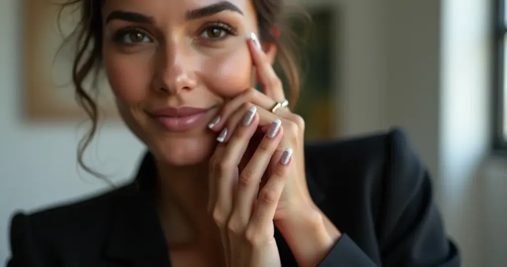 27 Ideias de Unha Francesinha com Brilho que Vão Dominar 2026