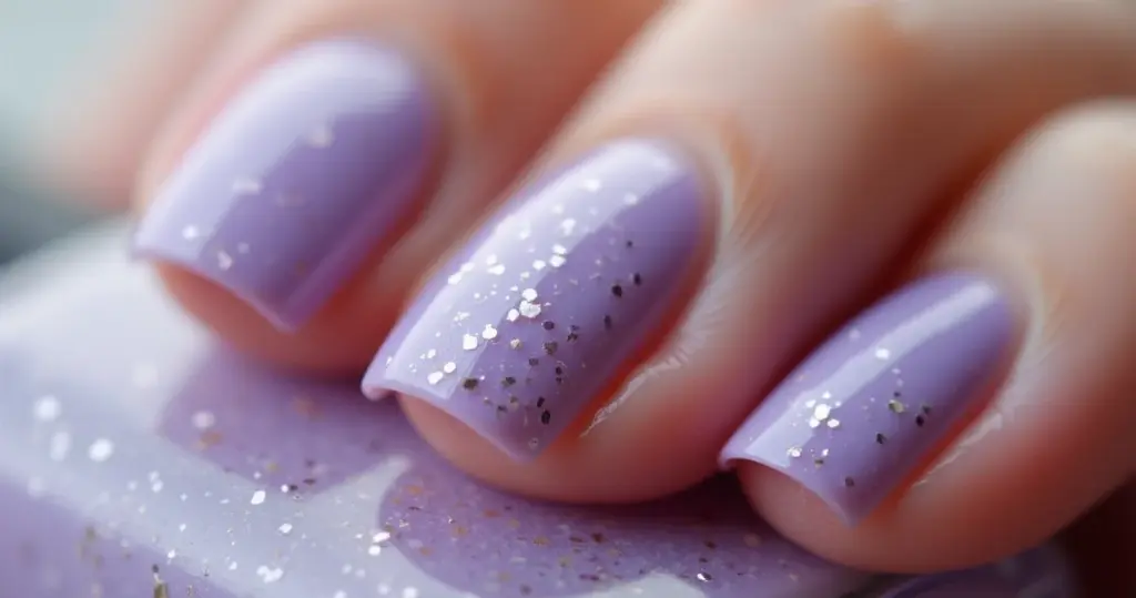 Unha Lilás com Glitter: Estilos Mágicos para 2026 Unha Lilás com Glitter: Estilos Mágicos para 2026