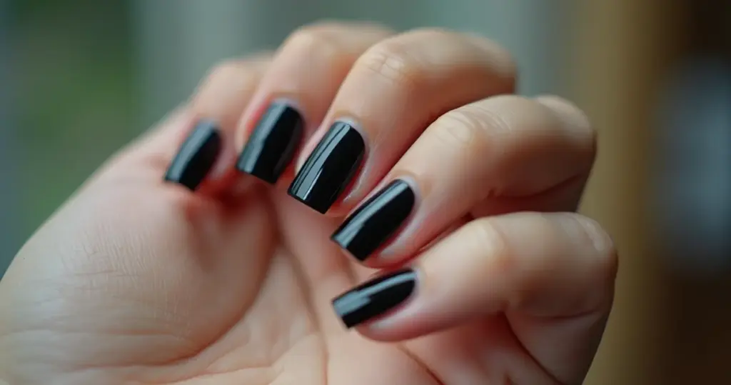 7 Variações de Unha Quadrada Preta Que Vão Chocar Seu Feed!
