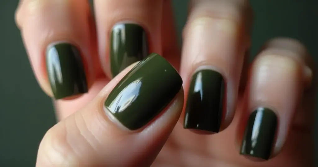 Unha Verde Militar com Preto: Ousadia e Elegância em 2026