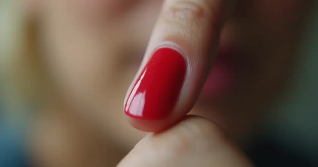 Unha Vermelha com Filha Única: Toque de Poder e Arte Unha Vermelha com Filha Única: Toque de Poder e Arte