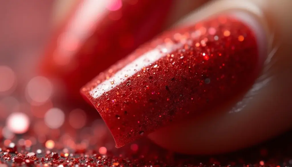 Unha Vermelha com Glitter: 7 Ideias Irresistíveis [2026]