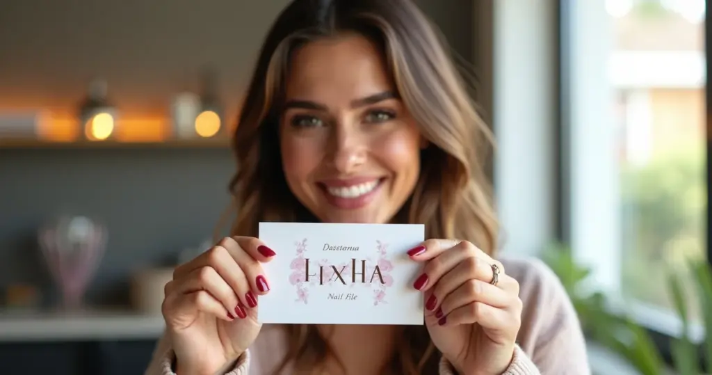 15 Ideias de Cartão Lixa de Unha para Imprimir que Vão Encantar Suas Clientes