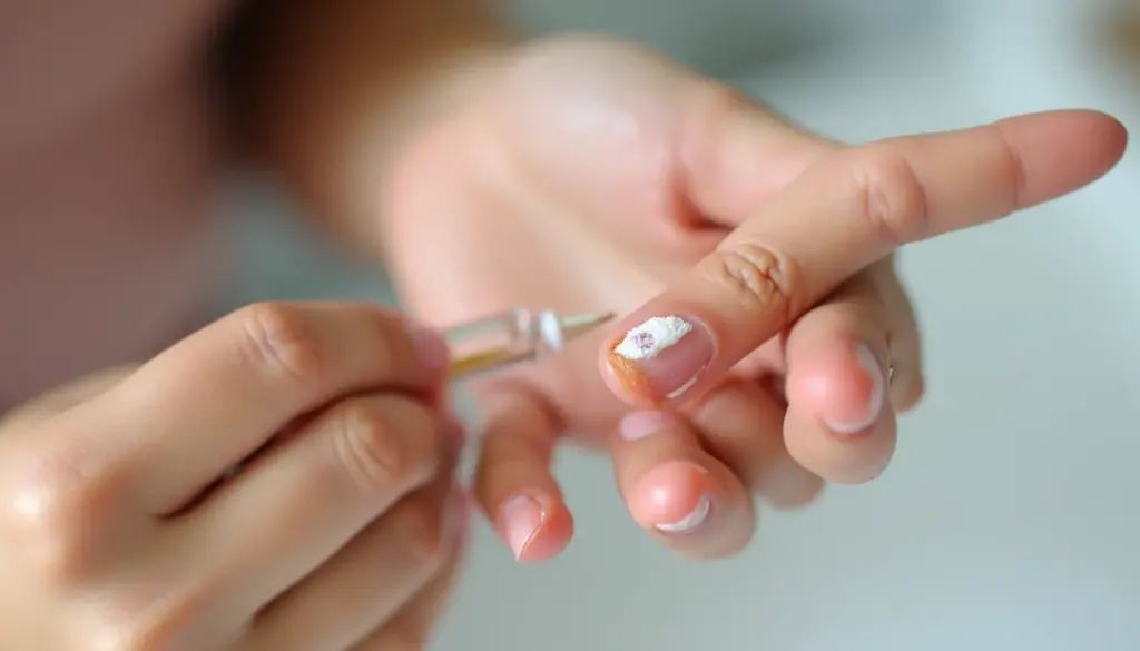 Como colar a unha quebrada em casa com saquinho de chá e cola