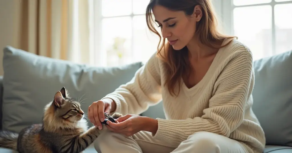 Como cortar a unha do gato sem medo: passo a passo que vira carinho