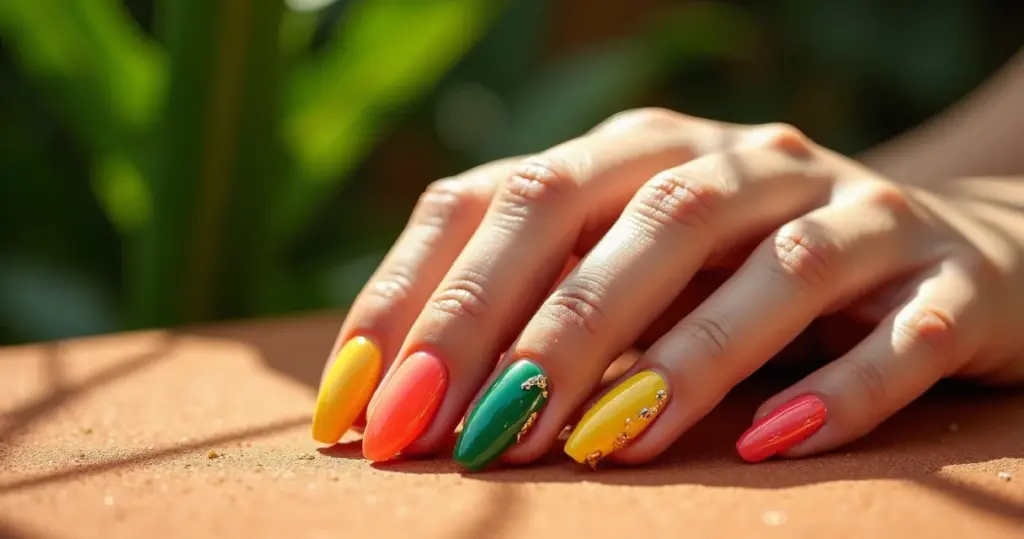 Decoração de Unha em Gel Amendoada: Ideias Que Transformam Suas Mãos