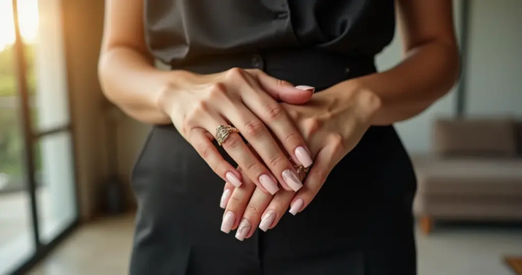 15 Ideias de Decoração de Unha em Gel Quadrada que Vão Transformar Suas Mãos