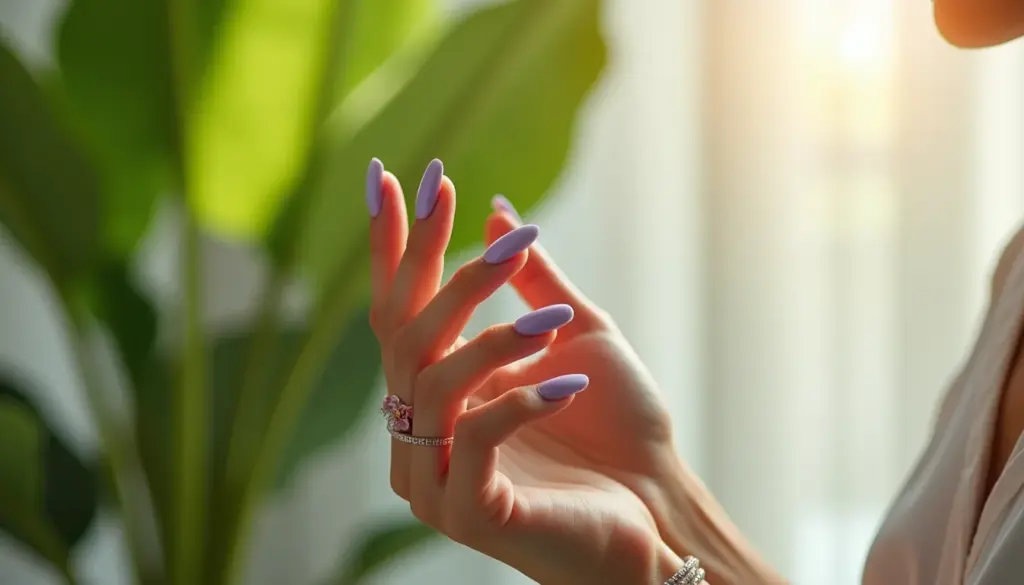 48 Ideias de Decoração de Unha Lilás Simples para Arrasar em 2026