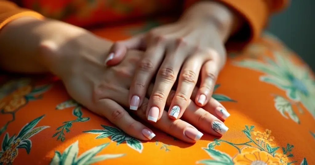 17 Ideias de Flor na Unha Simples que Você Faz em Casa Agora