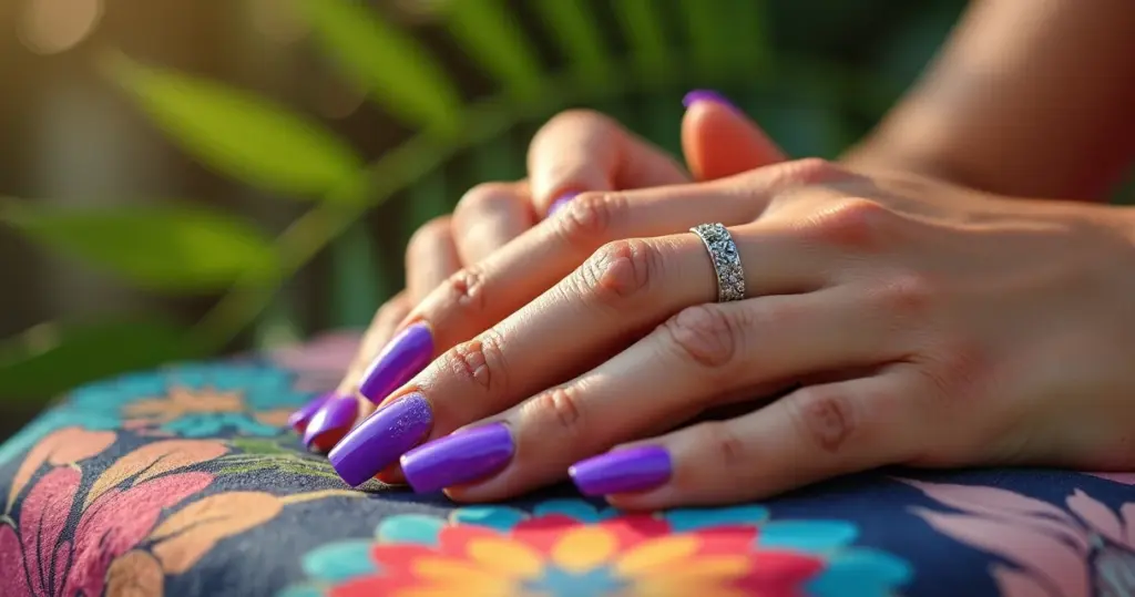 23 Ideias de Foto de Unha Roxa: Do Tom Perfeito à Nail Art Profissional 23 Ideias de Foto de Unha Roxa: Do Tom Perfeito à Nail Art Profissional