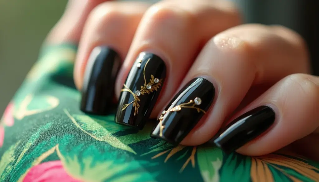 47 Fotos de Unha Preta: As Ideias Que Ninguém Mostra