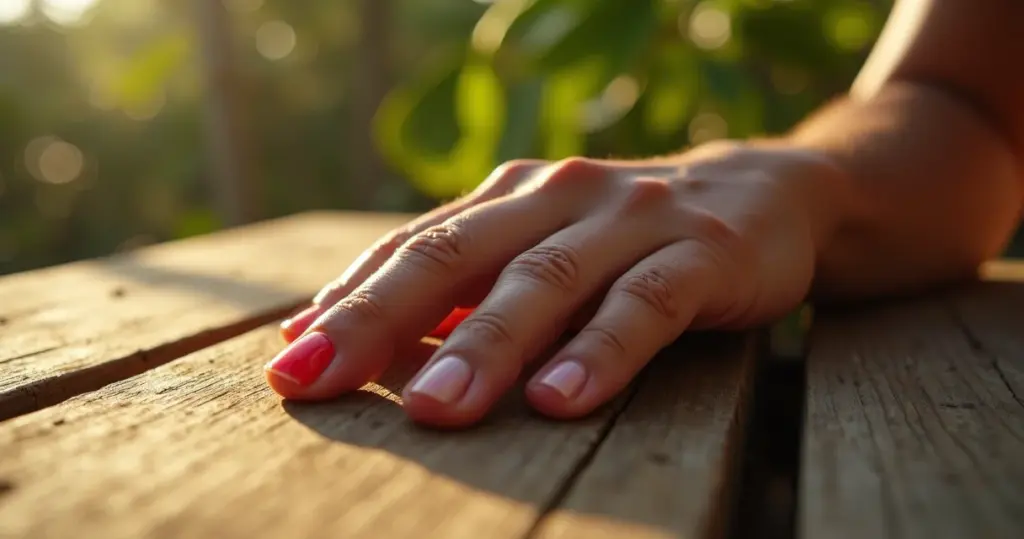 Mancha vermelha na unha: o sinal que pode ser só um susto ou um alerta do corpo