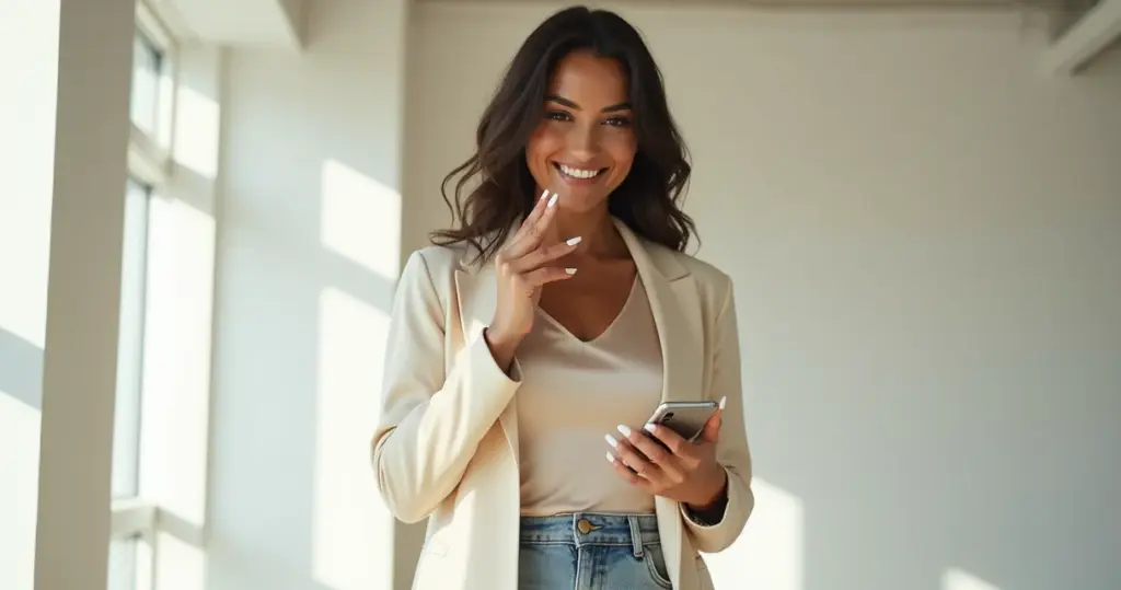 20+ Modelos de Unha Branca: Do Clean ao Luxo que Todo Mundo Elogia