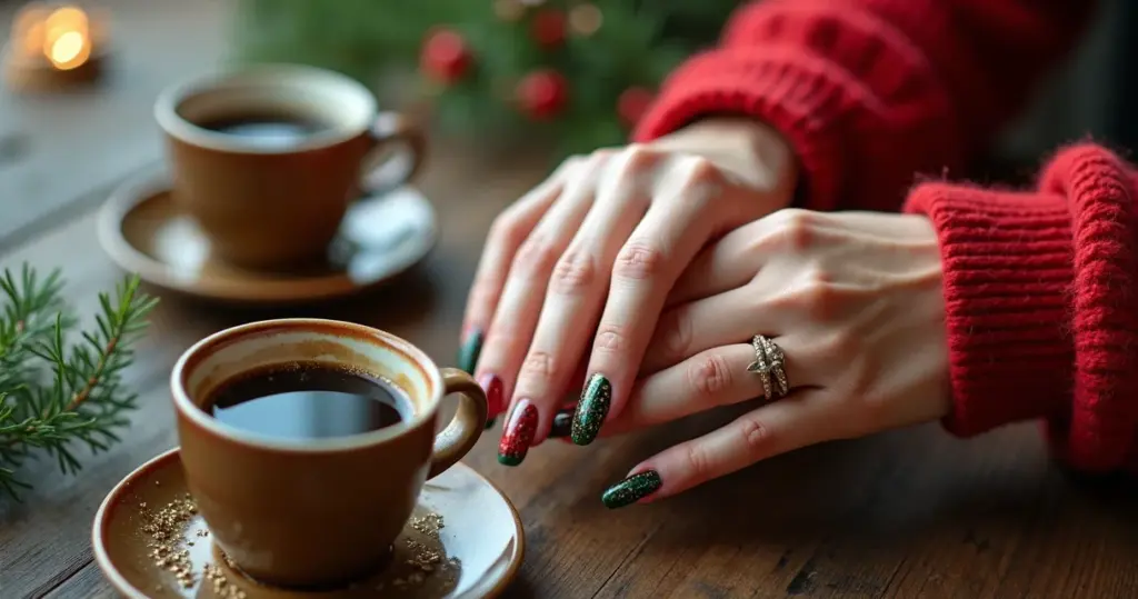 27 Ideias de Modelo de Unha para o Natal que Vão Te Fazer Brilhar