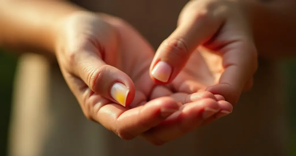 Pq a unha fica amarela: o sinal que seu corpo não quer que você ignore