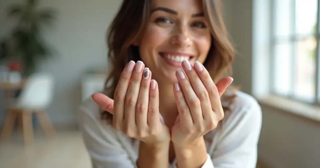 18 Ideias de Simples Unha Decorada Redonda (Dura 15 Dias!)