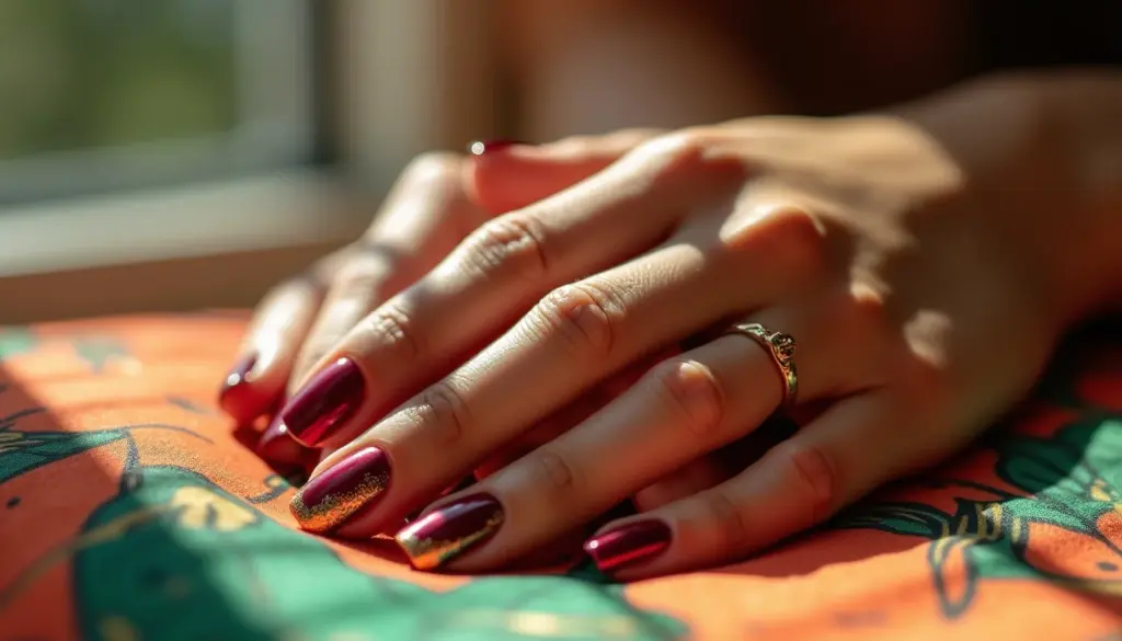 53 ideias de simples unha vinho decorada que você faz em minutos