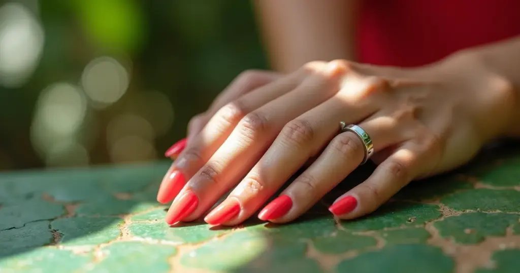 Unha Almond Curta Delicada: O Segredo Para Mãos Elegantes