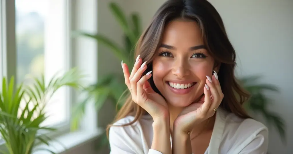 15 Ideias de Unha Amendoada com Francesinha: O Clássico Que Virou Tendência 15 Ideias de Unha Amendoada com Francesinha: O Clássico Que Virou Tendência