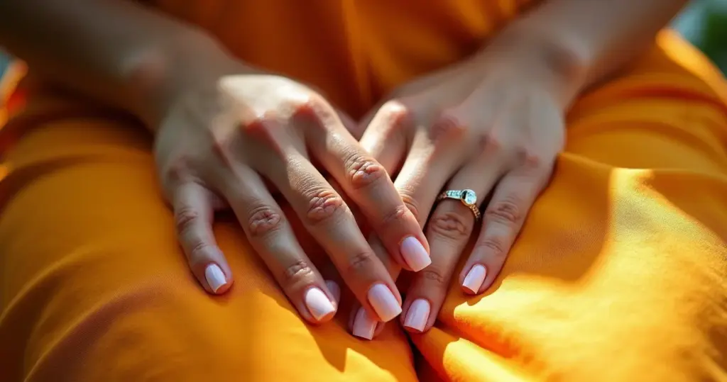 17 Ideias de Unha Amendoada Francesinha que Alongam os Dedos