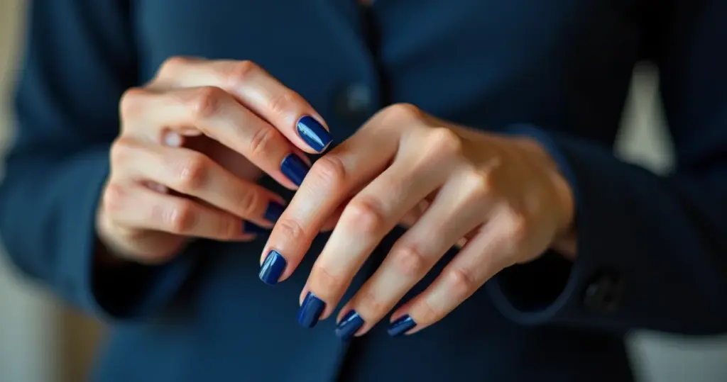 Unha azul: o coringa que transforma seu visual em 2026
