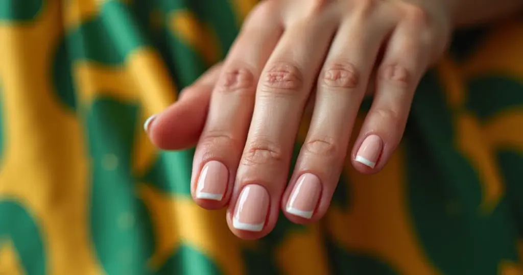 12 Ideias de Unha Bege com Francesinha que Duram Mais e Não Amarelam