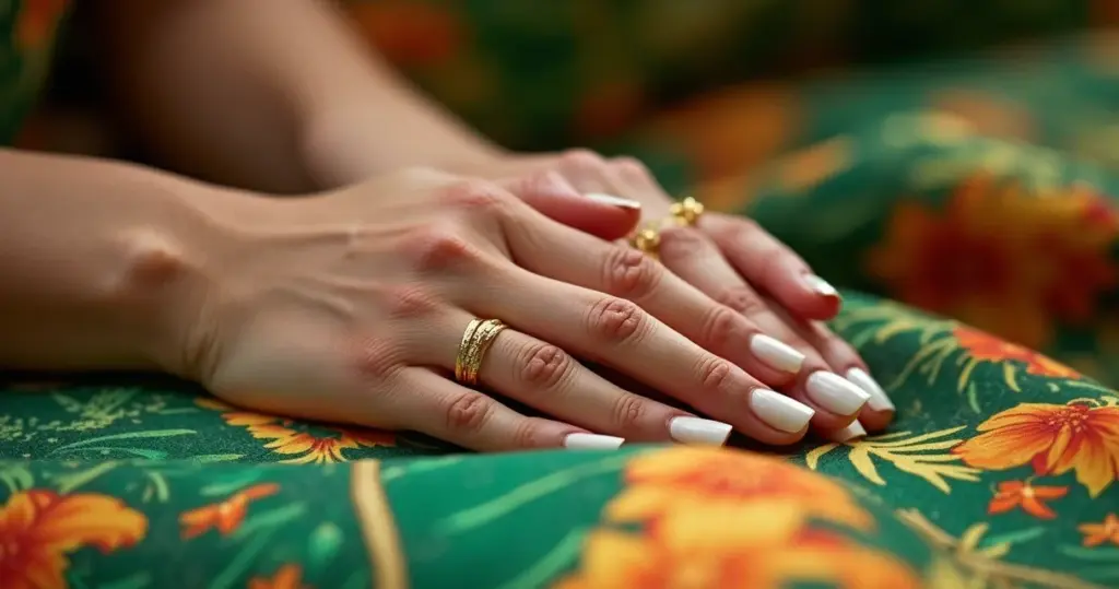 15 Ideias de Unha Branca com Dourado que Transformam seu Look em Segundos