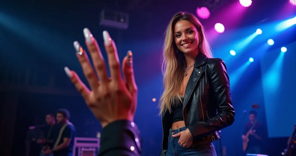 15 Ideias de Unha Branca com Prata que Vão Transformar Sua Manicure