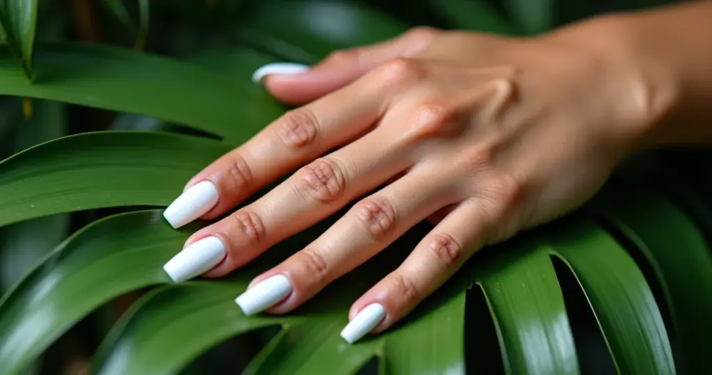 23 Ideias de Unha Branca de Gel Que Não Parecem Plástico